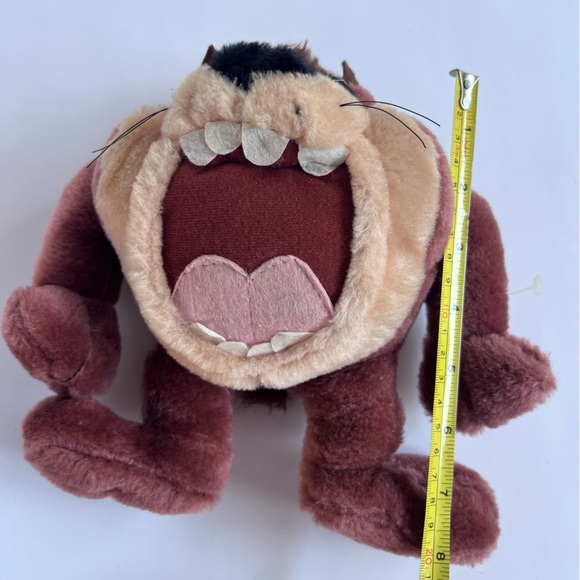Vintage Ace Novelty Looney Tunes Taz Plush 1996 - Picture 2 of 6